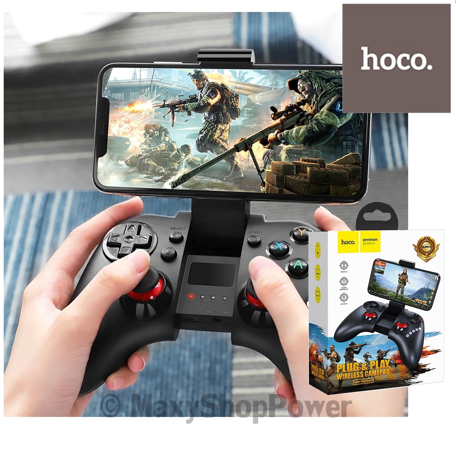 HOCO GAME PAD ORIGINALE BLUETOOTH REMOTE CONTROLLER JOYSTICK PER SMARTPHONE ANDROID BLACK